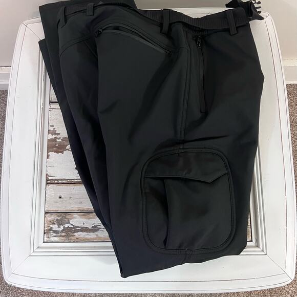 Free Soldier mens sz. 34/34Softshell fleece lined cargo snow hiking Pants 121B - Picture 3 of 13